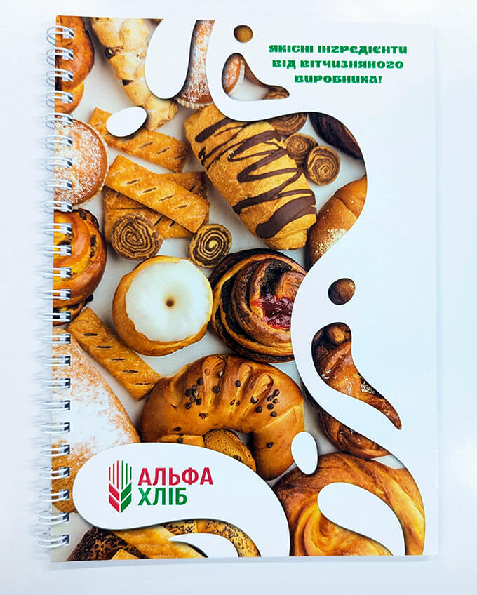 блокнот на пружине заказать Киев