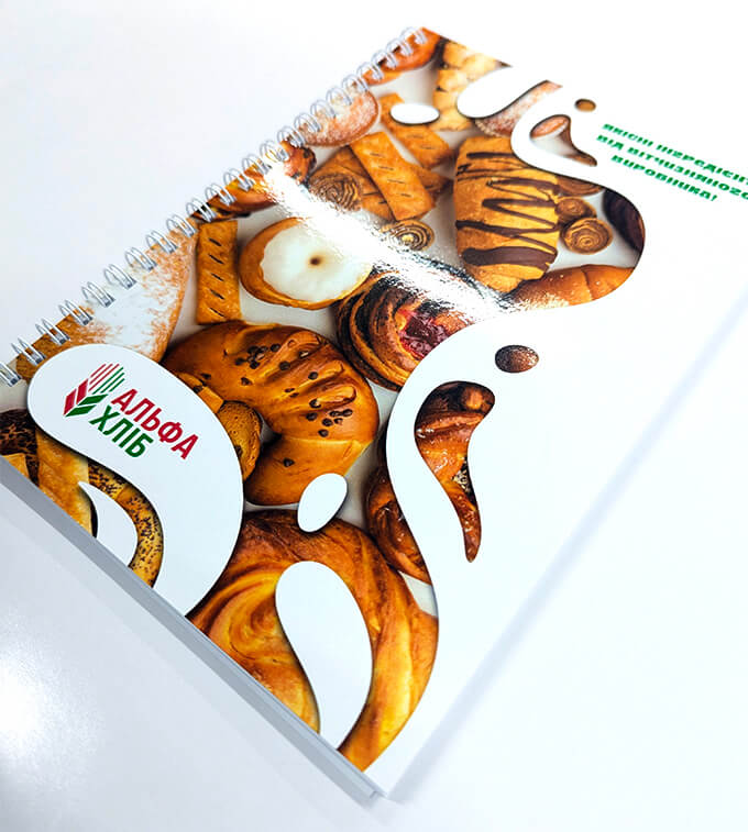 блокнот на пружине