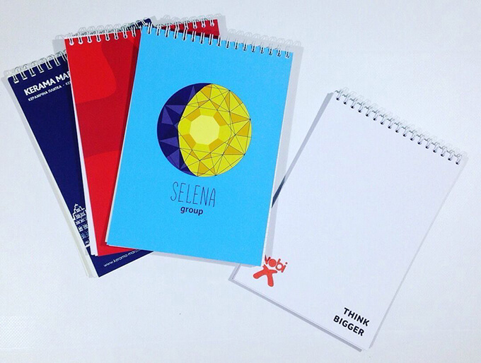 изготовление блокнотов на пружине