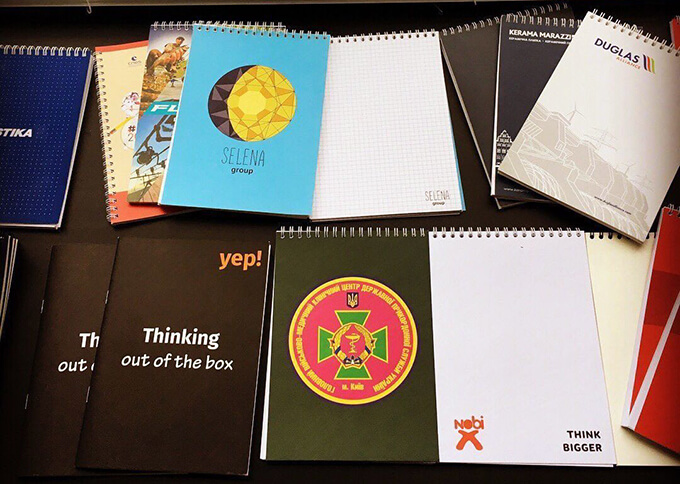 печать блокнотов на пружине