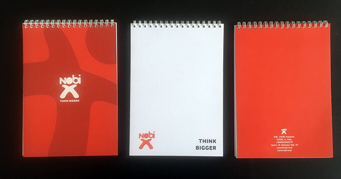 блокнот на пружине