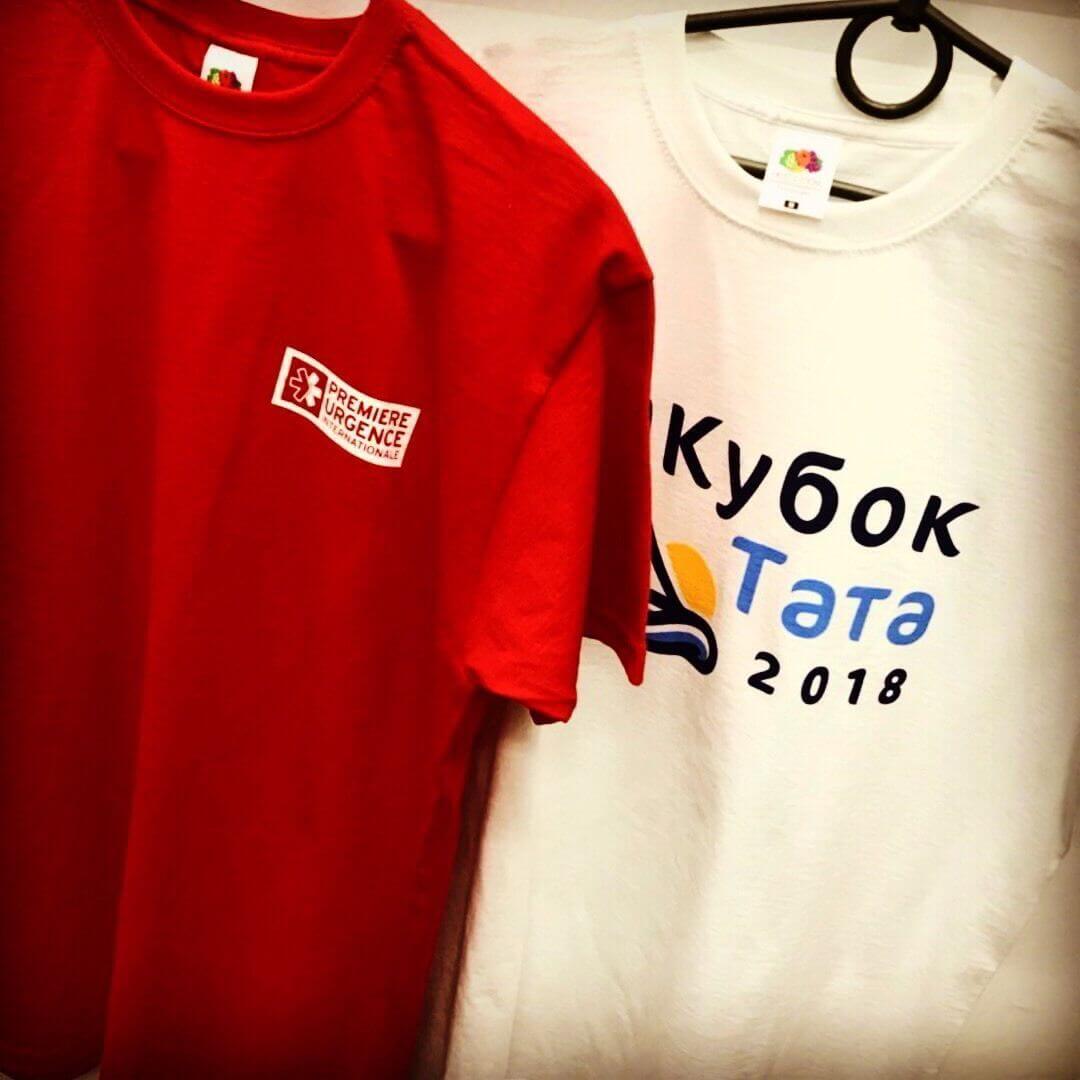 брендированные футболки