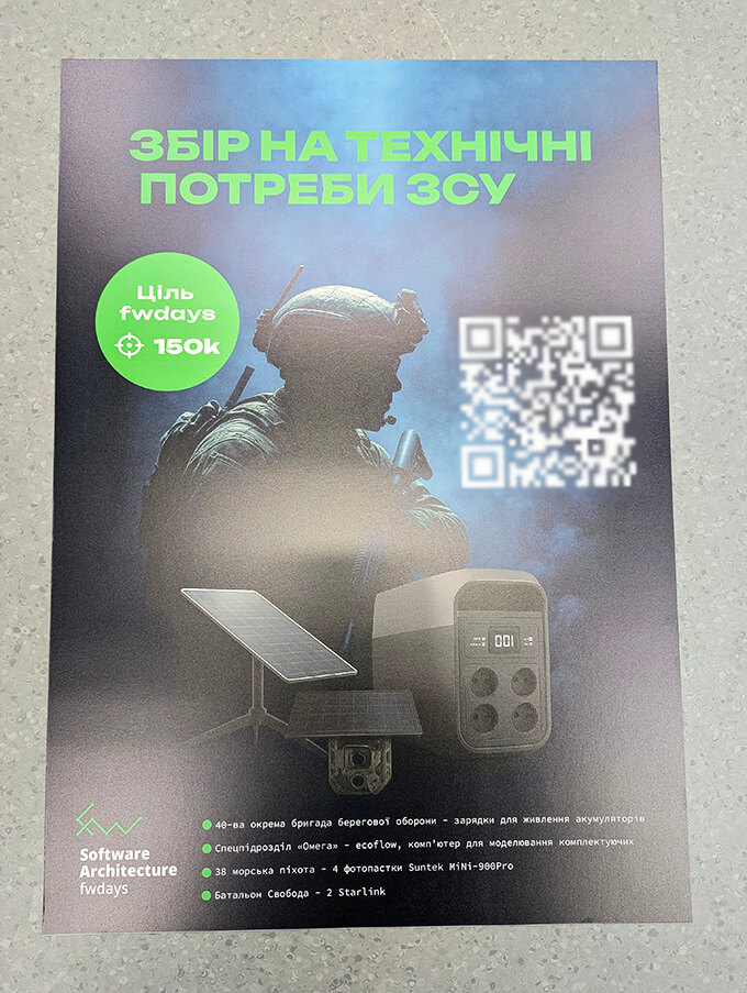 Друк постерів на щільному папері