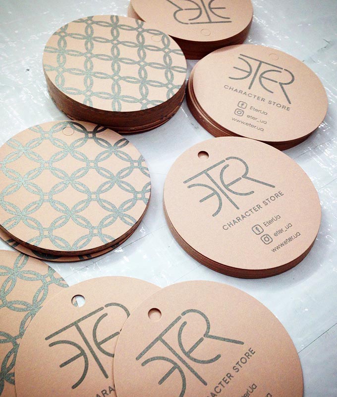 Заказать бирки со своим логотипом Киев