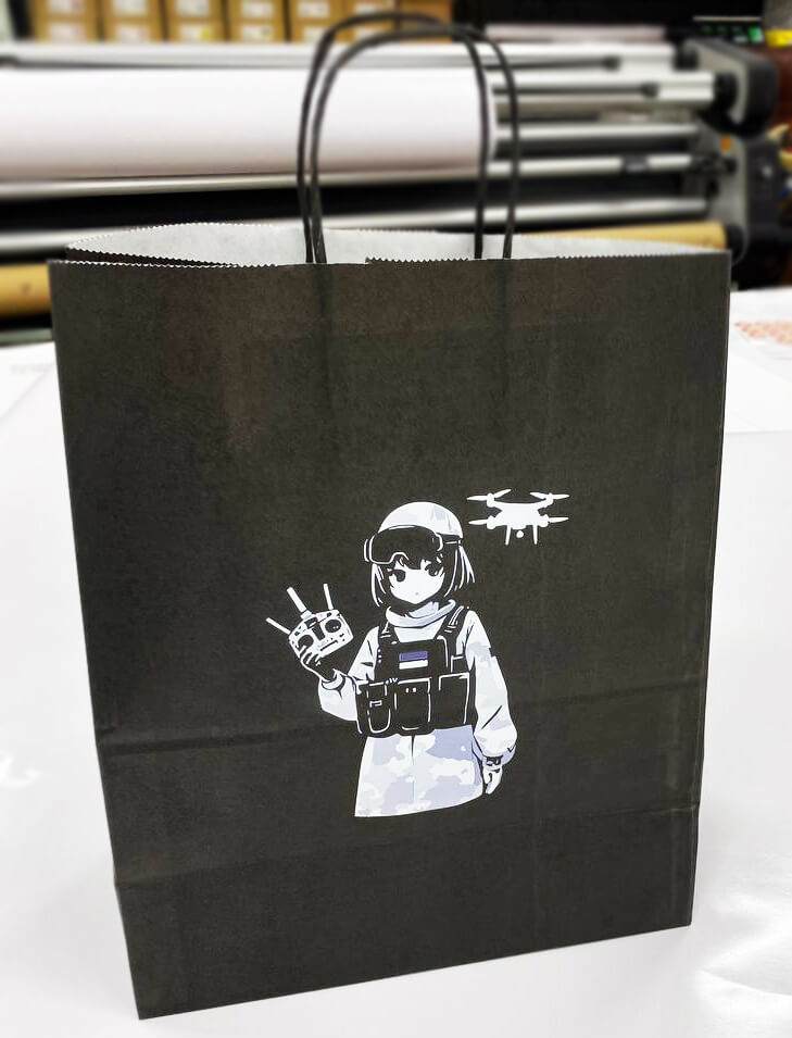 печать на крафт пакетах