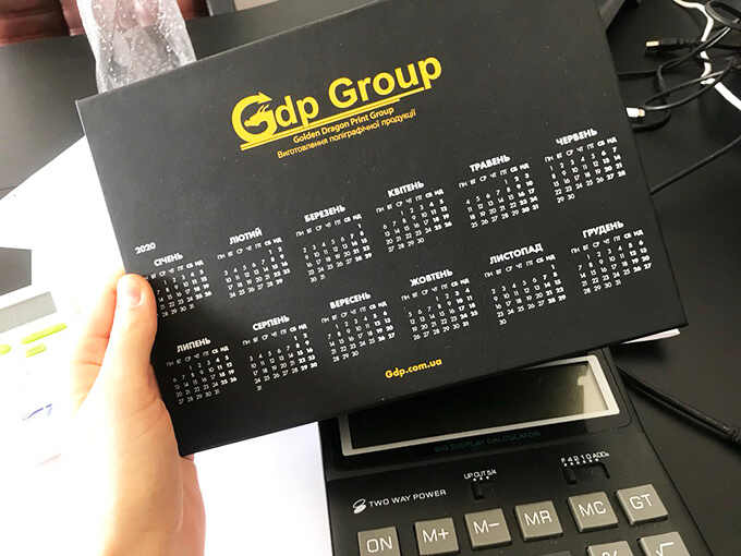 друк календарів на замовлення