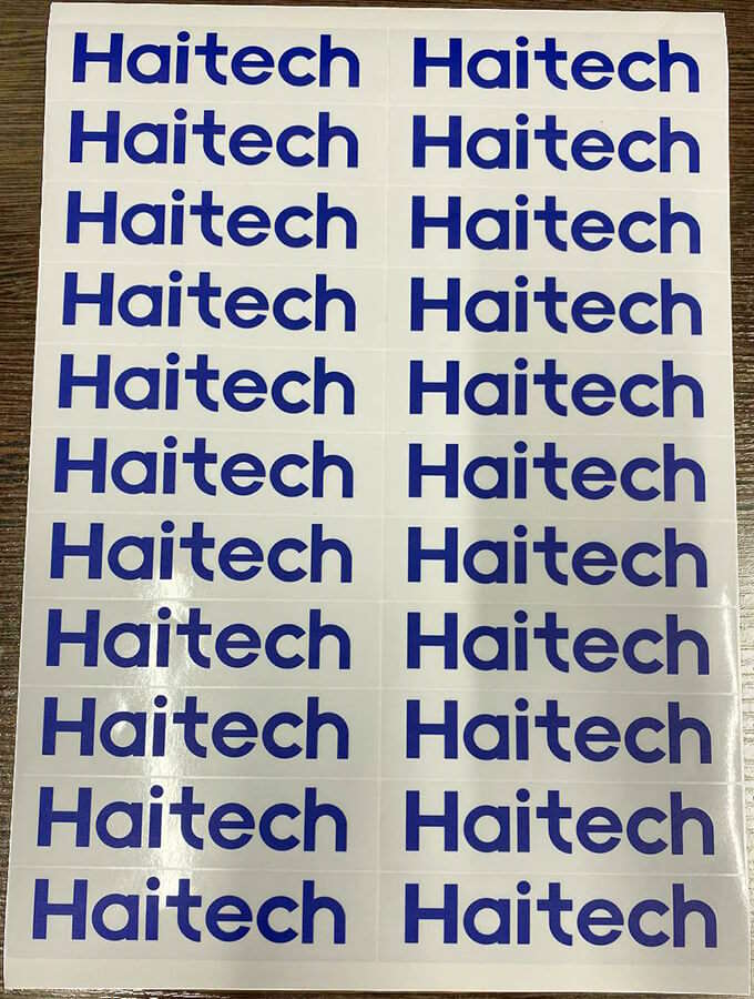 наклейки з логотипом