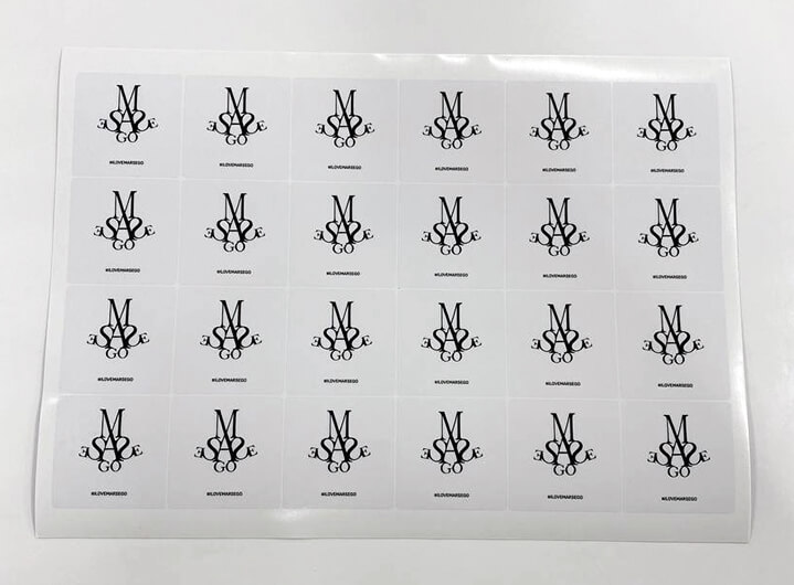 наклейки на заказ на прозрачной пленке оракал