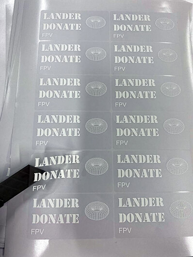 печать белой краской