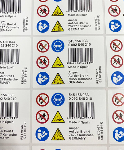 Виготовлення наліпок прамокутної форми