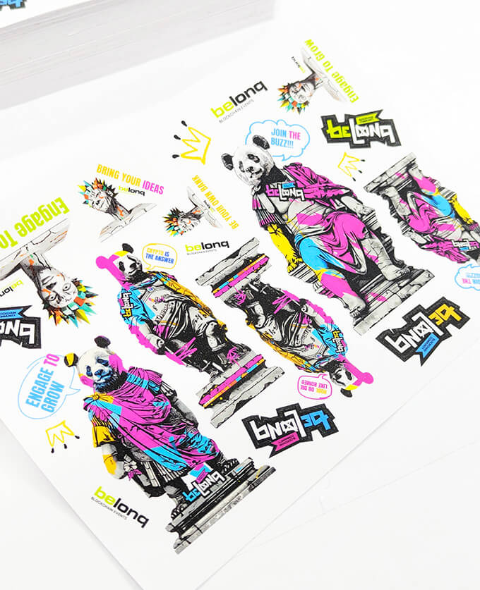 изготовление наклеек