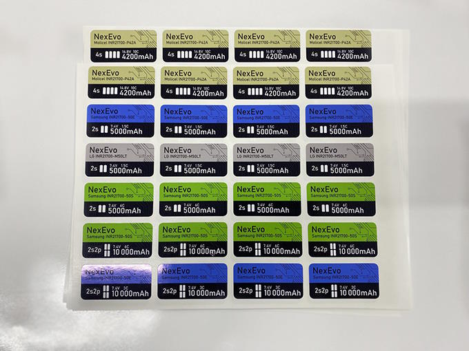 Наклейки на аккамуляторы 