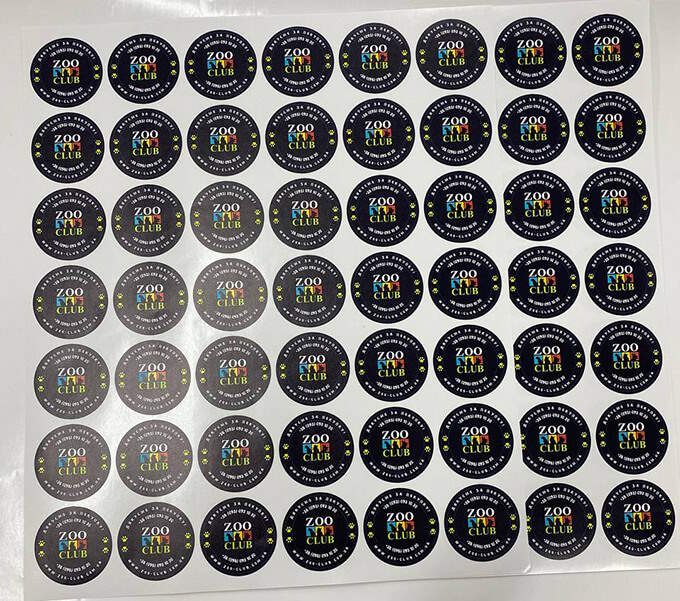 Круглі наліпки під замовлення