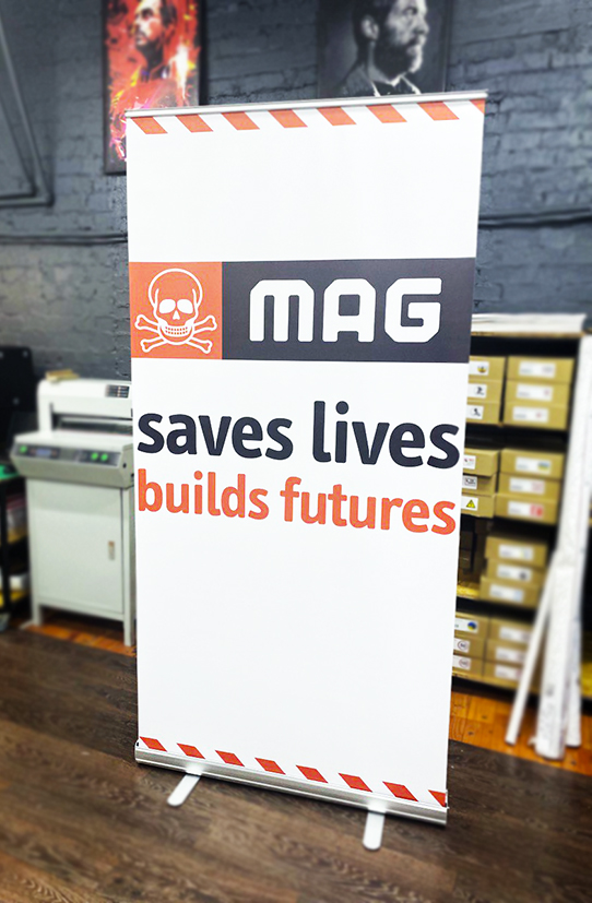 Роллап 100х200см со своим дизайном