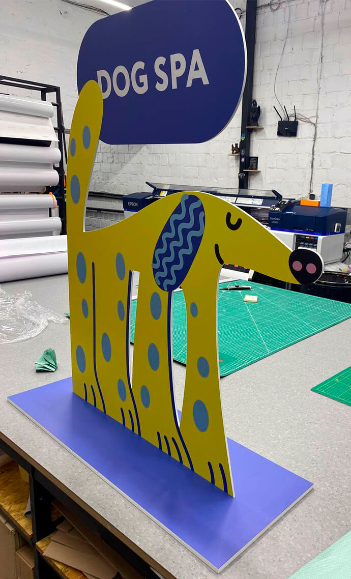 Виготовлення ростових фігур під замовлення пвх 5мм