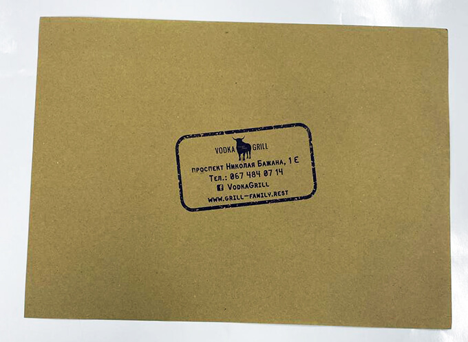 сеты для стола крафтовые