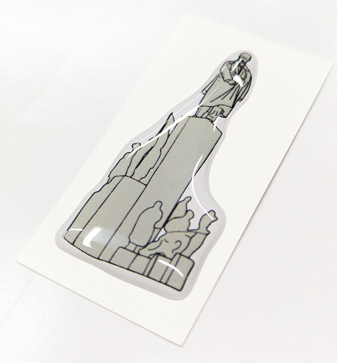 Друк стікерів. Стікери 3д