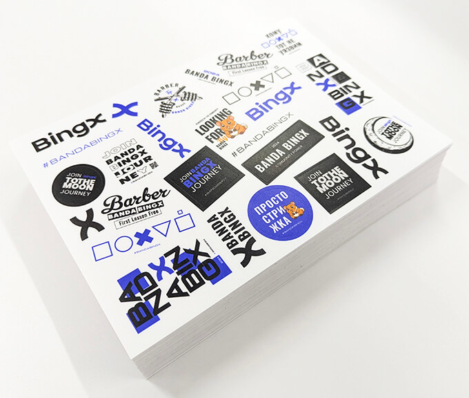 Друк Стікерпаків А5 у Києві