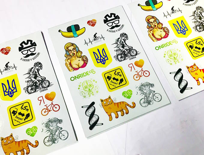 Замовити світловідбиваючий стікерпак