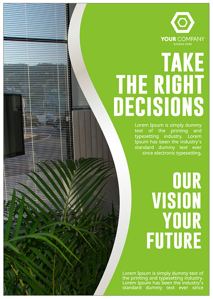 Макет листівки без вильоту