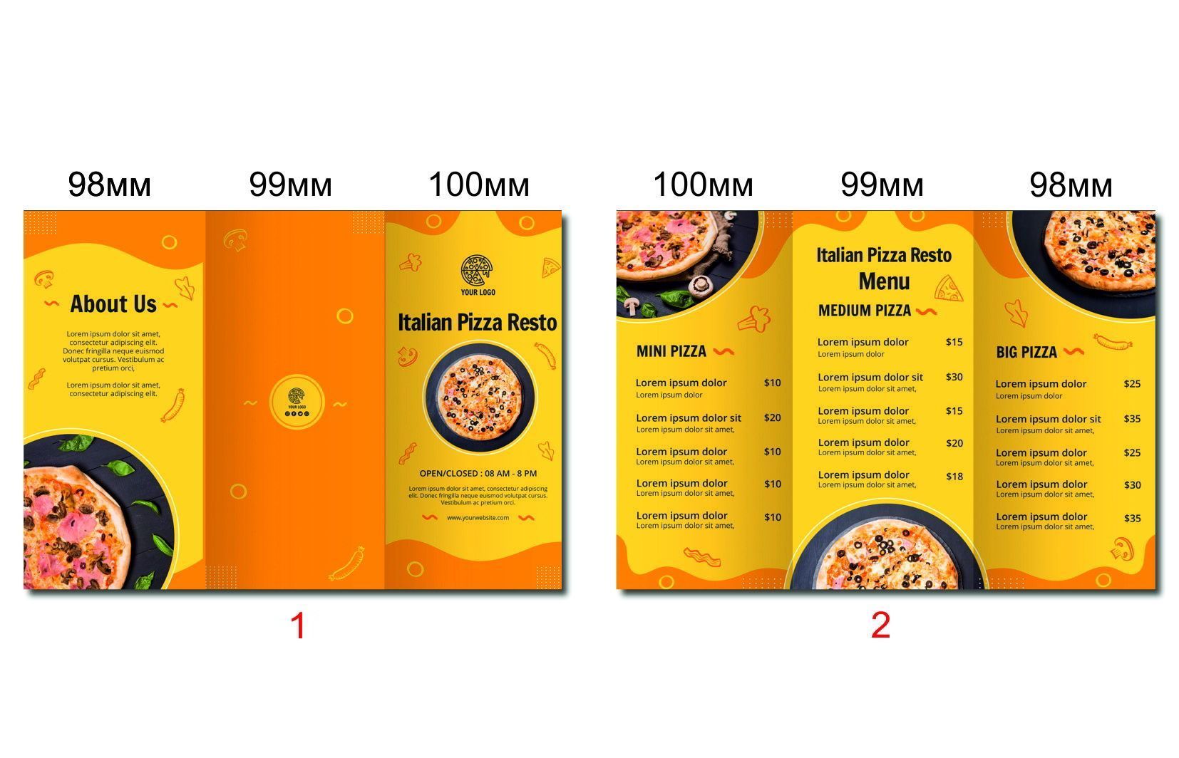 Вимоги до макетів Євробуклетів