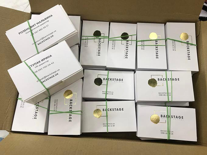 визитки на заказ