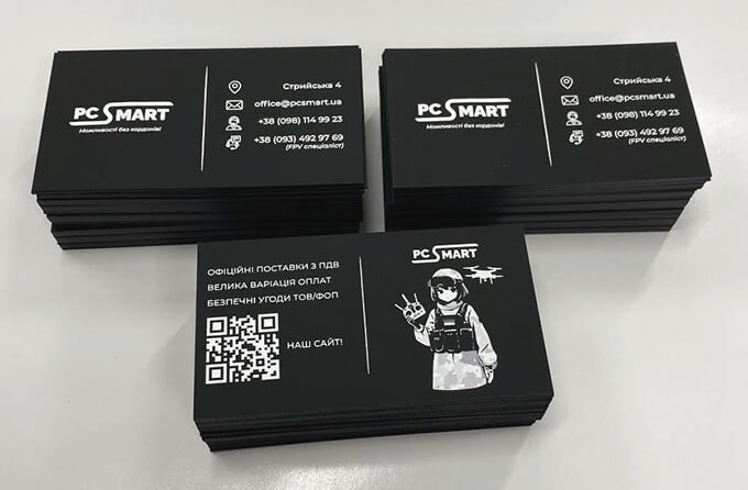 изготовление визиток дизайнерский картон Plike